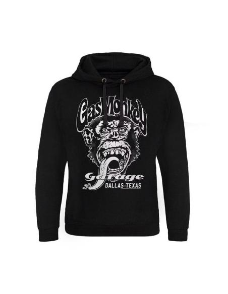 Acquista Felpa Nera Con Cappuccio Dallas-Texas Di Gas Monkey Garage a prezzo scontato