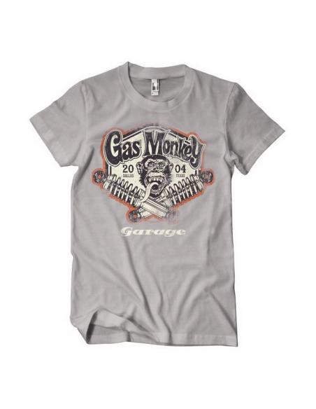 CAMISETA DE ALGODÃO GAS MONKEY GARAGE SPRING COILS