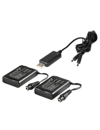 KIT BATTERIES + CHARGEUR USB 7,4V 2,2A MACNA