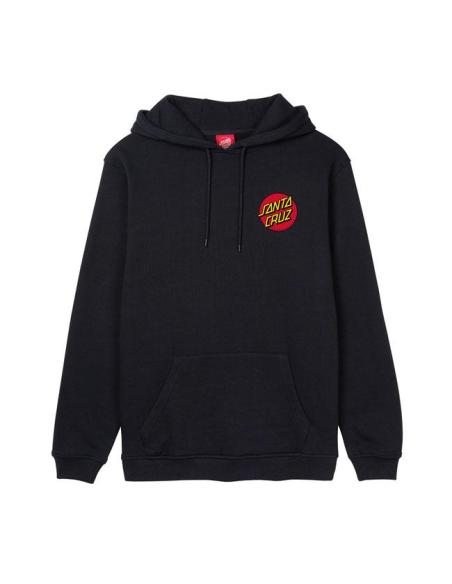 Acquista Felpa Con Cappuccio Dot Chest Nera di Santa Cruz a prezzo scontato