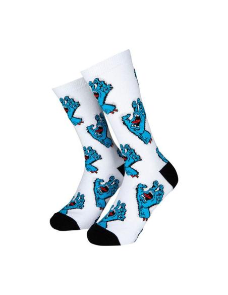 Comprar Calcetines Multi Hand - 2 Pares - Blanco Y Negro De Santa Cruz a precio de oferta