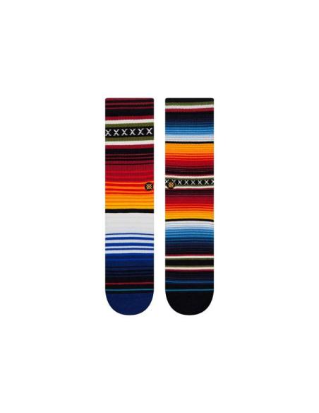 MEIAS STANCE CURREN ST CREW RED