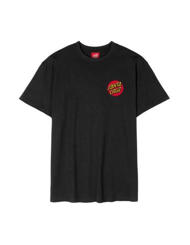 SANTA CRUZ BLACK DOT CHEST T-SHIRT