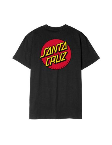T-SHIRT DOT CHEST NOIR DE SANTA CRUZ