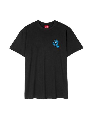 CAMISETA SCREAMING HAND PRETA DA SANTA CRUZ