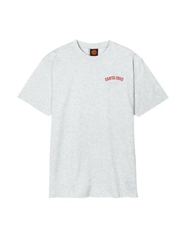 T-SHIRT SCREAMING FOAM HAND ATHLETIC HEATHER DE SANTA CRUZ