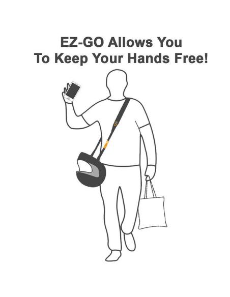 Comprar Correa Porta Cascos Con Cierre Micrométrico Ez-Go Ajustable Manos Libres a precio de oferta