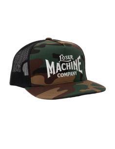 LOSER MACHINE CAGE CAMO TRUCKER CAP
