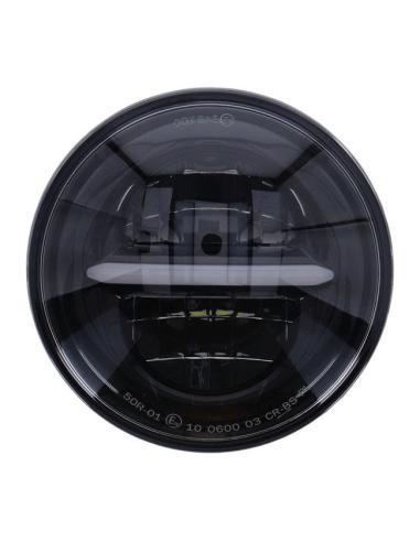 LENTE FAROL MCS SPLITTED LED 5-3/4" PRETO