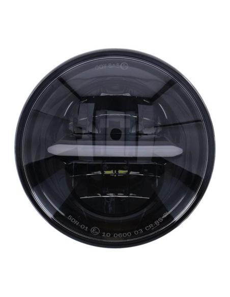 MCS SPLITTED LED HEADLIGHT LENS 5-3/4" BLACK