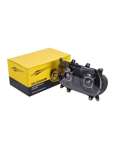LENTE DO FAROL MCS LED HD ROAD GLIDE DUPLO