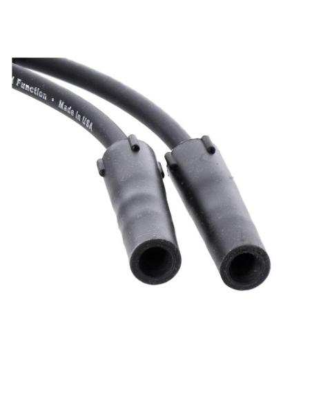 KIT DE CABOS DE VELA THUNDERCORE PRO - PRETOS - TAMANHO ORIGINAL PARA SPORTSTER 2007 E POSTERIOR