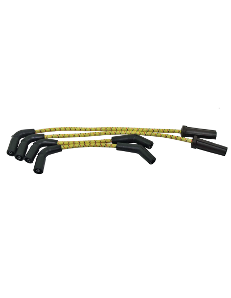 CABOS DE VELA SUMAX CLASSIC THUNDER AMARELO TRENZADO PARA HARLEY-DAVIDSON M8 (2018 EM DIANTE)