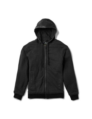 SWEATSHIRT PRETO COM CAPUZ OBISPO DA RSD SEVENTY4 - PROTEÇÃO E ESTILO NA SUA MOTO