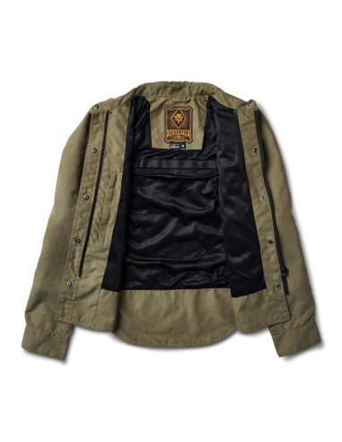 ROLAND SANDS WOMEN'S OVERSHIRT APPIAN 74 SAGE GREEN