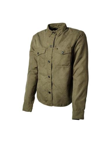 ROLAND SANDS WOMEN'S OVERSHIRT APPIAN 74 SAGE GREEN