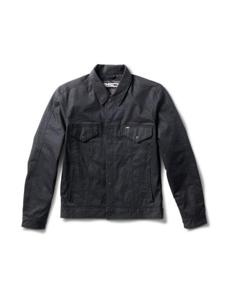 JAQUETA ROLAND SANDS DESIGN DAWSON PRETO ENCERADO