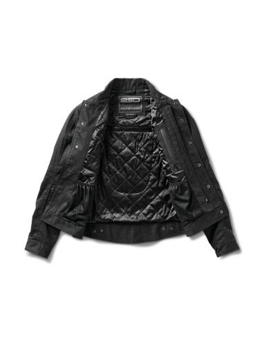 ROLAND SANDS DESIGN DAWSON WAXED BLACK JACKET