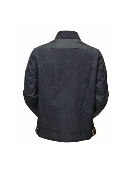 ROLAND SANDS DESIGN DAWSON WAXED BLACK JACKET
