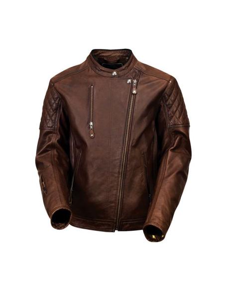 Purchase Premium Leather Jacket Clash Tobacco by Roland Sands Design at a Sale Price