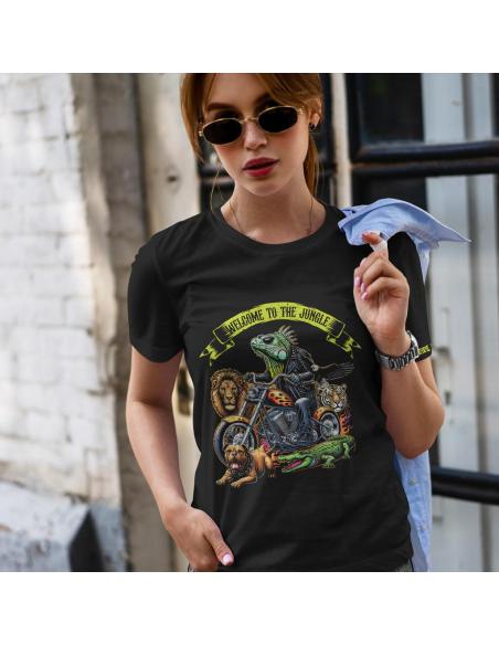 T-SHIRT WELCOME TO THE JUNGLE PARA MULHER