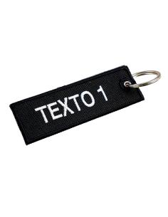 CHAVEIRO PERSONALIZADO BORDADO DE DUPLA FACE – 10 X 3 CM