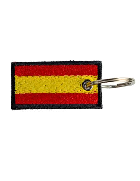 Comprar Llavero Bordado Con Bandera De España – Doble Cara – 5 X 3 Cm a precio de oferta