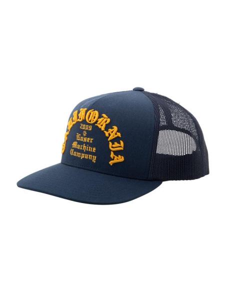 LOSER MACHINE FANATIC NAVY TRUCKER CAP
