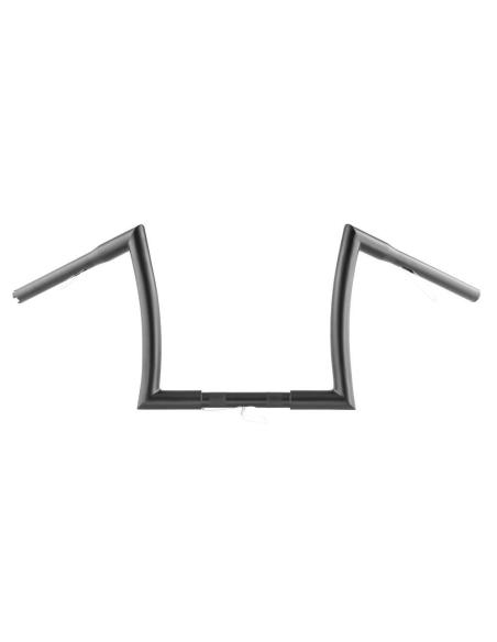 GUIDÃO BAD APE 26CM PRETO 25.4MM ALARGADO PARA 32MM
