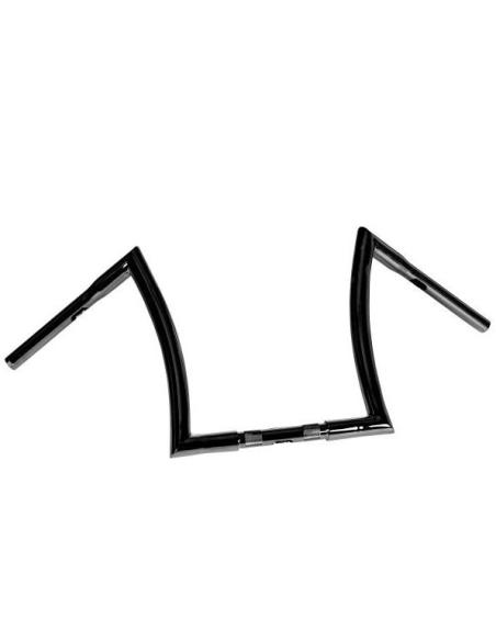 GUIDÃO BAD APE 36CM PRETO 25.4MM ALARGADO PARA 32MM