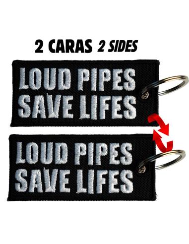Comprar Llavero Bordado Loud Pipes Save Lifes De Doble Cara a precio de oferta