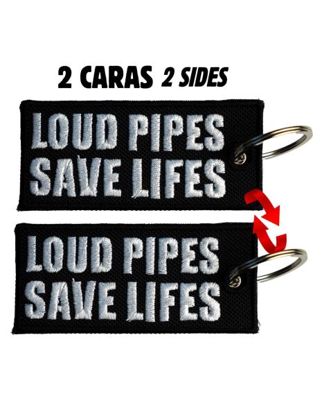 Comprar Llavero Bordado Loud Pipes Save Lifes De Doble Cara a precio de oferta