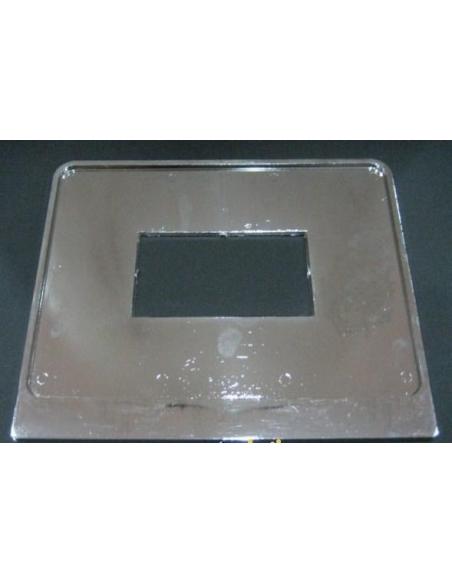 SUPPORT DE PLAQUE D'IMMATRICULATION CHROME UNIVERSEL FORMAT ESPAGNE