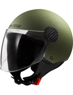 CAPACETE LS2 OF558 SPHERE II LUX VERDE FOSCO - 2 VISEIRAS