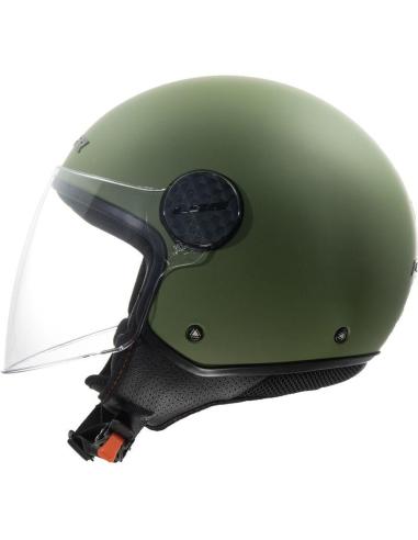 CAPACETE LS2 OF558 SPHERE II LUX VERDE FOSCO - 2 VISEIRAS