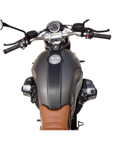 Comprar Cubredeposito De Piel Negra Para Bmw Rninet a precio de oferta
