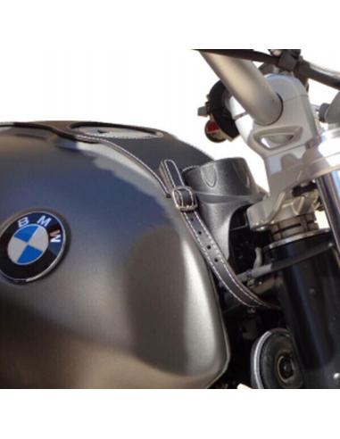 CAPA DE CAMA DE COURO PRETO PARA BMW RNINET