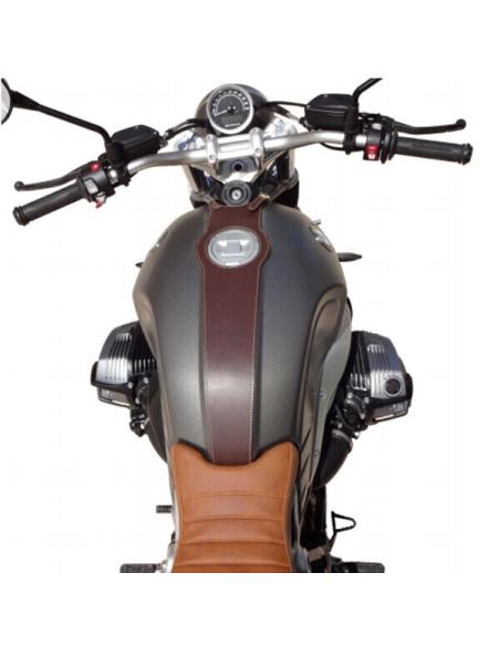 BROWN LEATHER TANK COVER FOR BMW RNINET