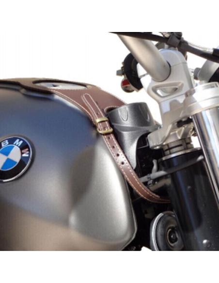 CAPA DE CAMA DE COURO MARROM PARA BMW RNINET