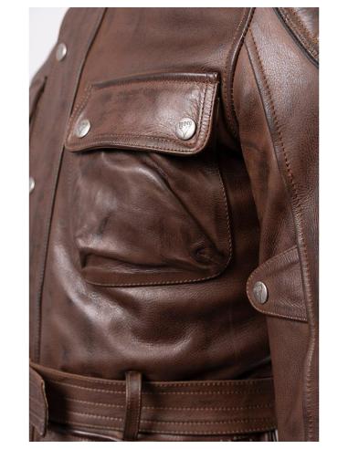 JAQUETA BY CITY MC QUEEN MARRON PARA HOMEM