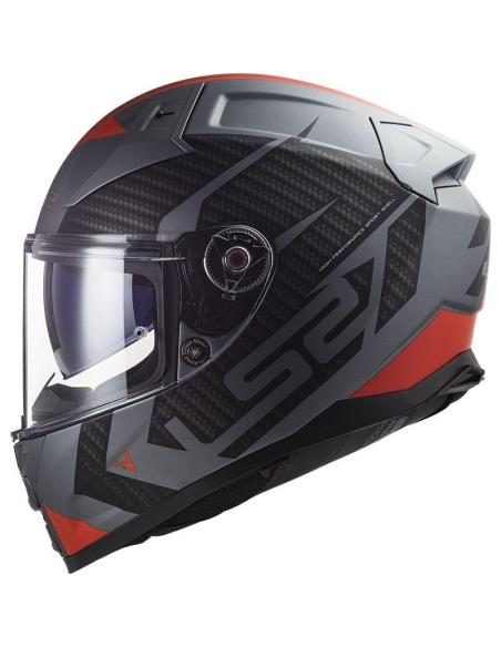 Acquista Casco Integrale Ls2 F811 Vector Ii Splitter Titanium Red Matt a prezzo scontato
