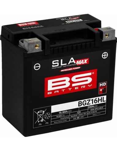 SEALED BATTERY BS BTX16HL SLA-MAX