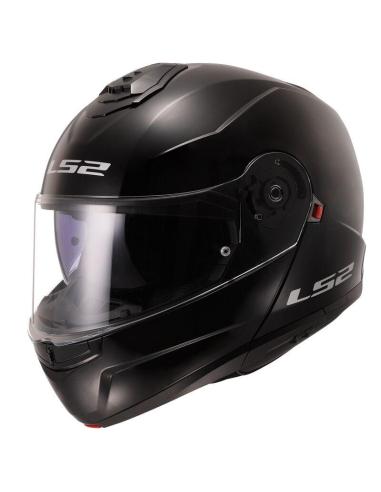 CAPACETE MODULAR LS2 FF908 STROBE II PRETO BRILHANTE