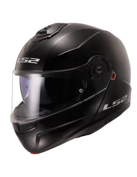 CAPACETE MODULAR LS2 FF908 STROBE II PRETO BRILHANTE
