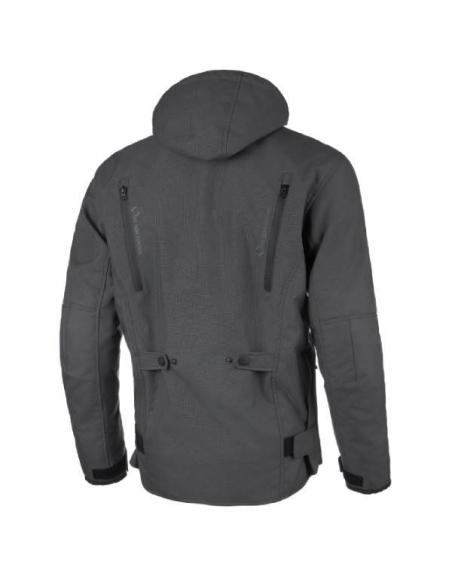 MOORE F4 GREY WINTER JACKET WITH DETACHABLE HOOD