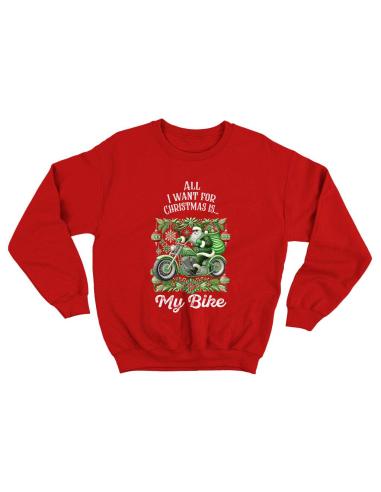 Comprar Sudadera Roja Navideña Iguana Custom Christmas Edition 2024 a precio de oferta
