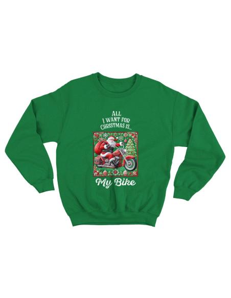 IGUANA CUSTOM CHRISTMAS EDITION GREEN CHRISTMAS SWEATSHIRT 2024