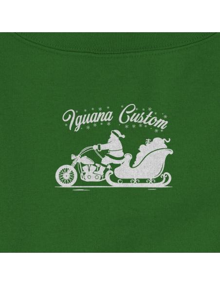 CHEMISE FEMME NOËL VERT IGUANE PERSONNALISÉ NOËL ÉDITION 2024