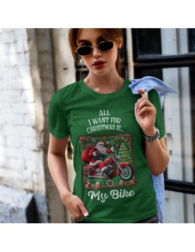 CHEMISE FEMME NOËL VERT IGUANE PERSONNALISÉ NOËL ÉDITION 2024