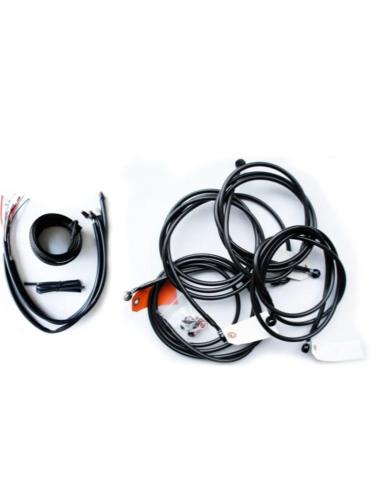 Comprar Kit Completo Calbes Y Líneas De Freno Para Manillar 12" A 14" Midnight Trenzados a precio de oferta